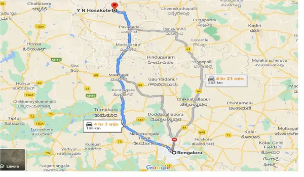 Featured Image of Hoskote Bangalore Distance