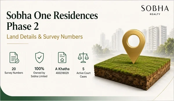 Featured Image of Sobha One Residences Phase 2 Land Details