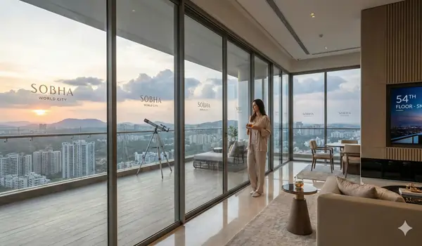 Featured Image of The Art of Sky-High Living: Life on a High Floor of Sobha One Residences